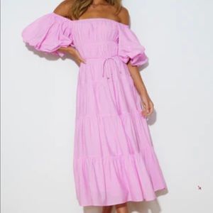 Hello Molly Dessert Run Maxi Dress Pink